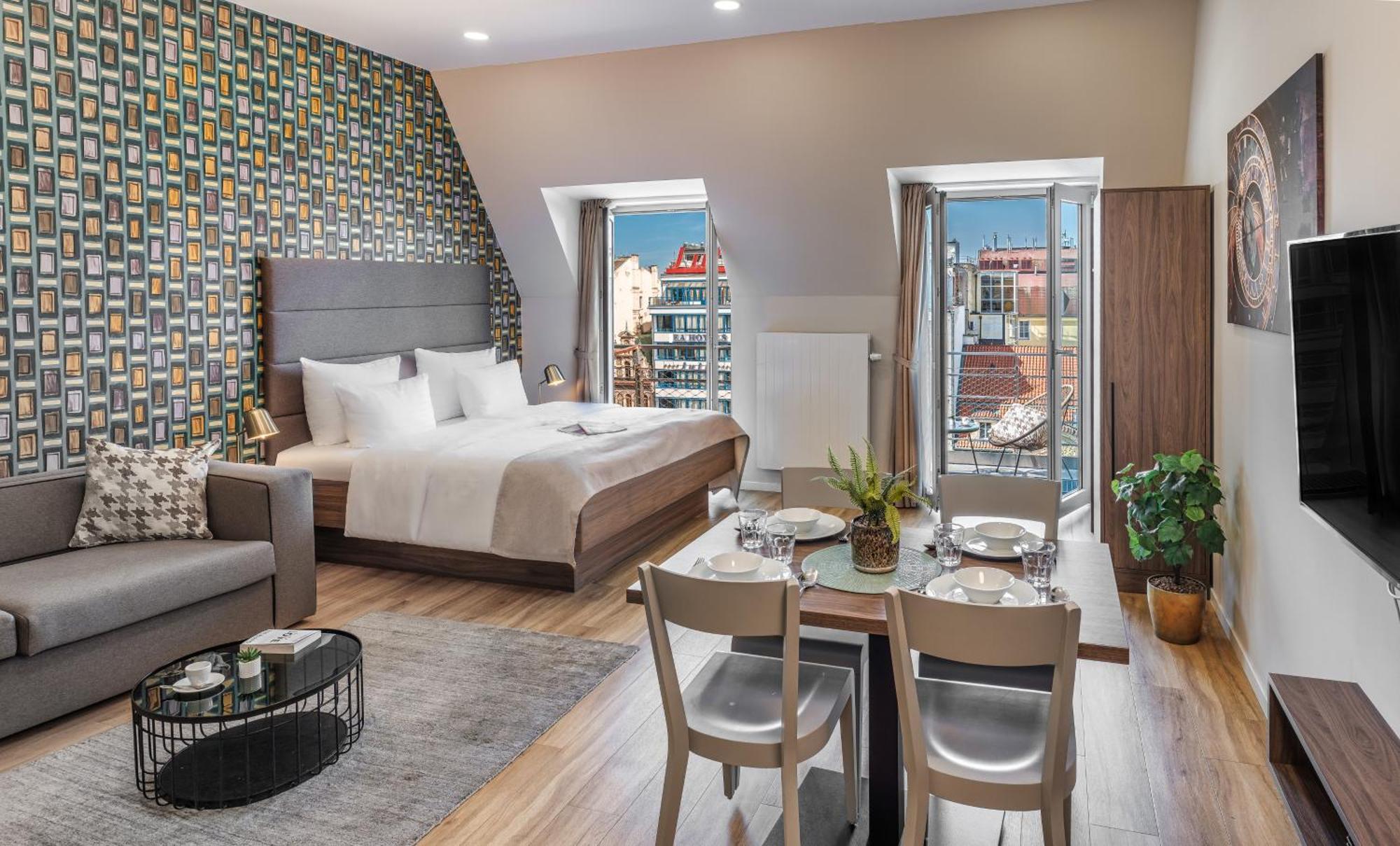 Vn17 Rooftop Suites By Adrez Prag Dış mekan fotoğraf