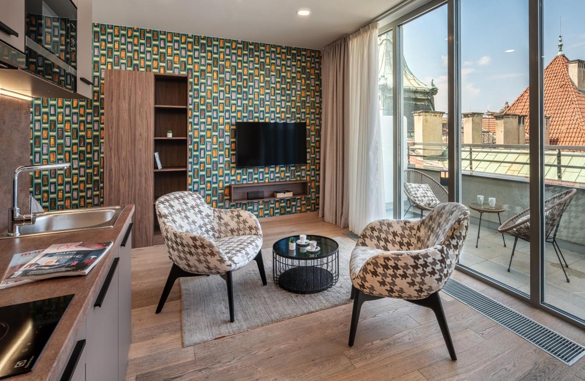 Vn17 Rooftop Suites By Adrez Prag Dış mekan fotoğraf