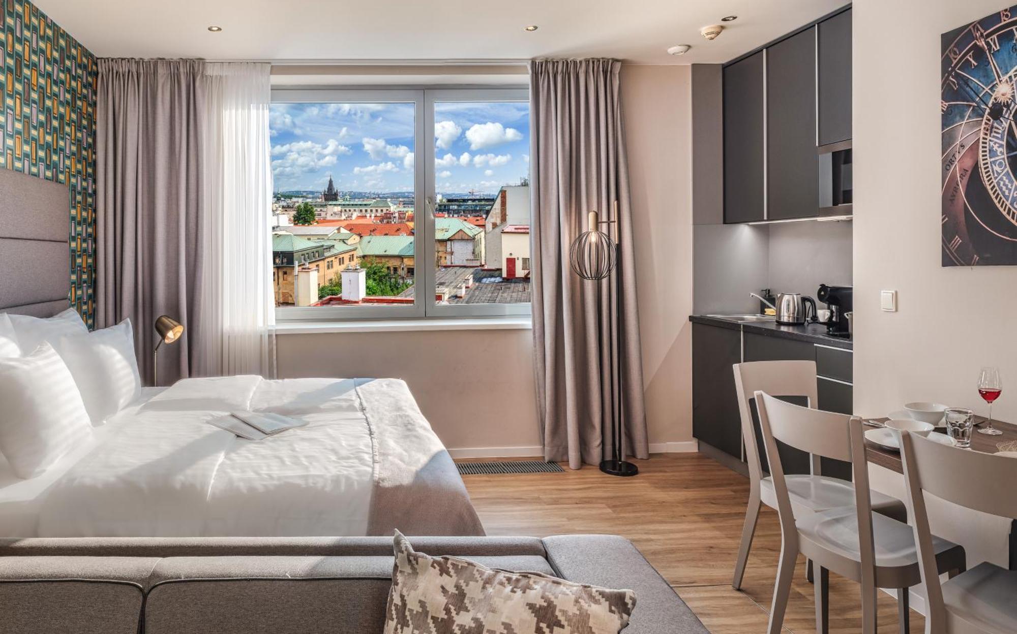 Vn17 Rooftop Suites By Adrez Prag Dış mekan fotoğraf